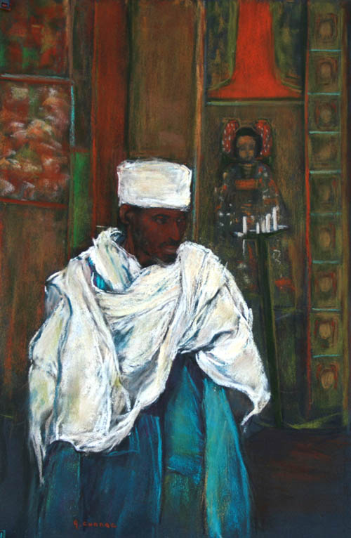 Ethiopie Prêtre à Gondar