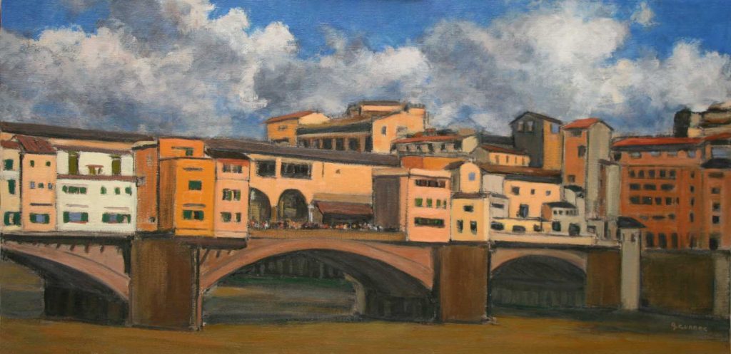 Florence au printemps Ponte Vecchio