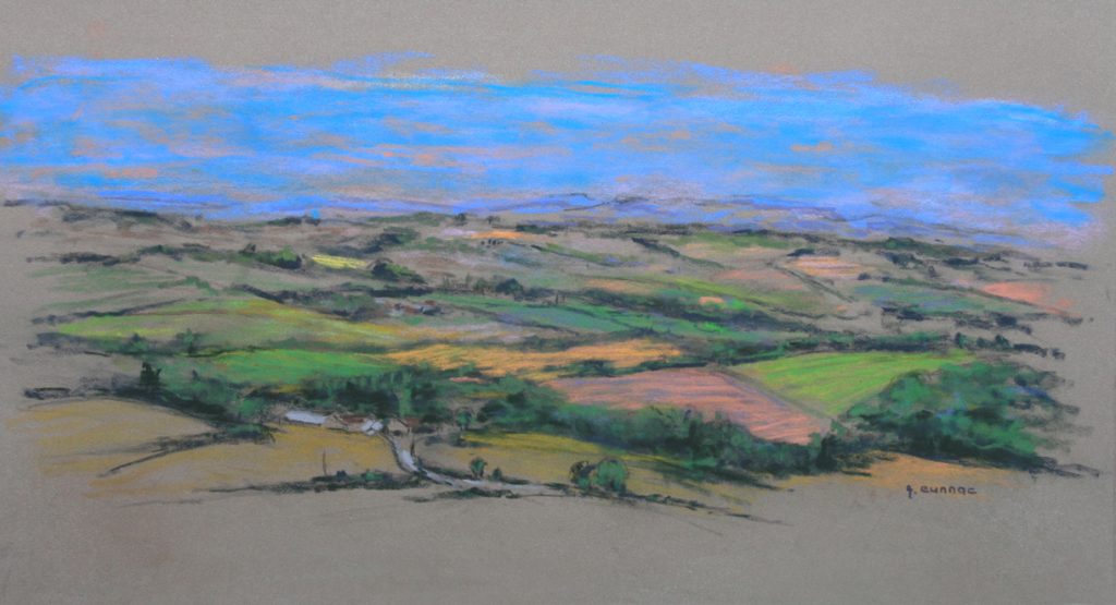 Lumières du Tarn Panorama depuis Castelnau de Montmiral