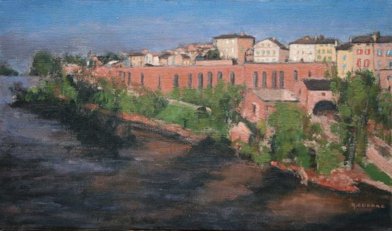 Tarn Lumière matinale sur les remparts de Rabastens