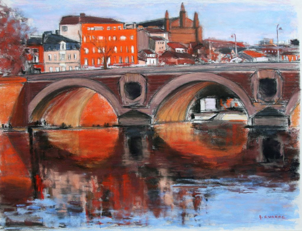Toulouse Lumière d'hiver sur le Pont Neuf