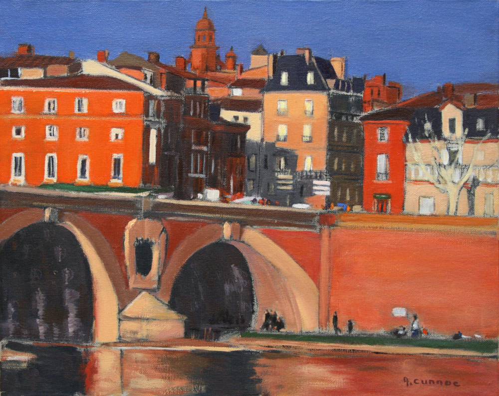 Toulouse Lumière du soir au printemps