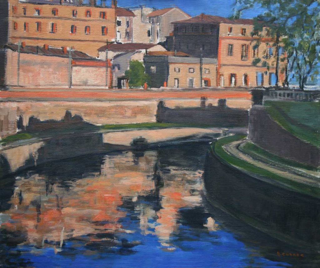 Toulouse Reflets dans le canal de Brienne